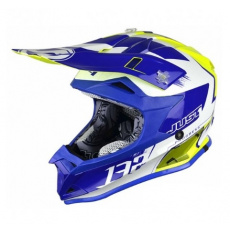 Dětská moto přilba JUST1 J32 PRO KICK bílo/modro/žlutá Dětská moto přilba JUST1 J32 PRO KICK bílo/modro/žlutá