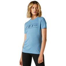Dámské triko Fox W Pinnacle Ss Tech Tee Dusty Blue Dámské triko Fox W Pinnacle Ss Tech Tee Dusty Blue