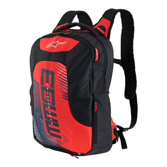batoh CITY HUNTER V2 MM93 kolekce, ALPINESTARS (červená fluo/modrá/černá/bílá, objem 22 l) 2025
