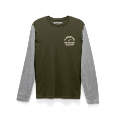 triko DECADES PREMIUM TEE, ALPINESTARS (zelená/šedá) triko DECADES PREMIUM TEE, ALPINESTARS (zelená/šedá)
