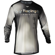 dres LITE, FLY RACING - USA 2024 (šedá/černá)