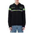 mikina na zip Fabio QUARTARARO - MONSTER ENERGY (černá,zelená)