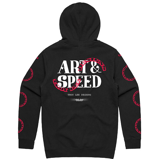 TLD MIKINA PINK SLIPS BLACK (73169700)