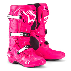 boty TECH 10, ALPINESTARS (růžová/černá/bílá) 2025 boty TECH 10, ALPINESTARS (růžová/černá/bílá) 2025