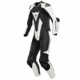Moto kombinéza DAINESE LAGUNA SECA 5 černo/bílá perforovaná zkrácená