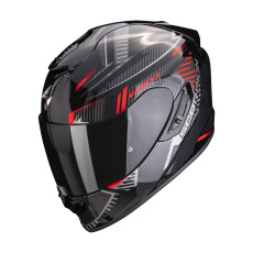 Moto přilba SCORPION EXO-1400 EVO AIR SHELL černo/červená