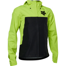 Pánská cyklo bunda Fox Ranger 2.5L Water Jacket Lunar Fluo Yellow Pánská cyklo bunda Fox Ranger 2.5L Water Jacket Lunar Fluo Yellow