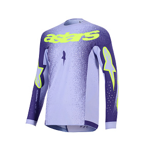 dres SUPERTECH SCENZ, ALPINESTARS (fialová/žlutá fluo) 2026 dres SUPERTECH SCENZ, ALPINESTARS (fialová/žlutá fluo) 2026
