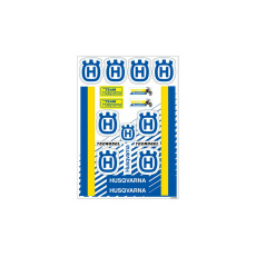 sada nálepek HUSQVARNA modrá/žlutá sada nálepek HUSQVARNA modrá/žlutá