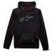 mikina INCEPTION ATHLETIC HOODIE, ALPINESTARS (černá)