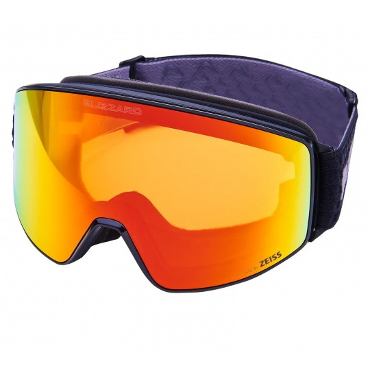 lyžařské brýle BLIZZARD Ski Gog. 931 MDAZWO, black matt, orange2, red REVO SONAR
