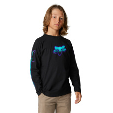 Dětské triko Fox Yth Vizen Ls Tee Black Dětské triko Fox Yth Vizen Ls Tee Black
