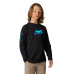 Dětské triko Fox Yth Vizen Ls Tee Black 