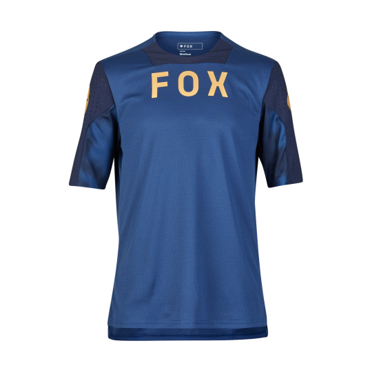 Pánský cyklo dres Fox Defend Ss Jersey Taunt Indigo *