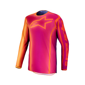 dres FLUID KEPLER, ALPINESTARS (tmavě fialová/oranžová) 2027 dres FLUID KEPLER, ALPINESTARS (tmavě fialová/oranžová) 2027