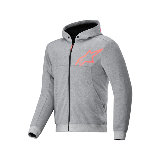 bunda CHROME V2 SPORT, ALPINESTARS (šedá/červená fluo) 2025