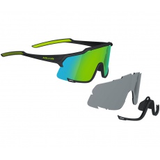 KELLYS Sluneční brýle DICE Photochromic, Shiny Black-Lime KELLYS Sluneční brýle DICE Photochromic, Shiny Black-Lime