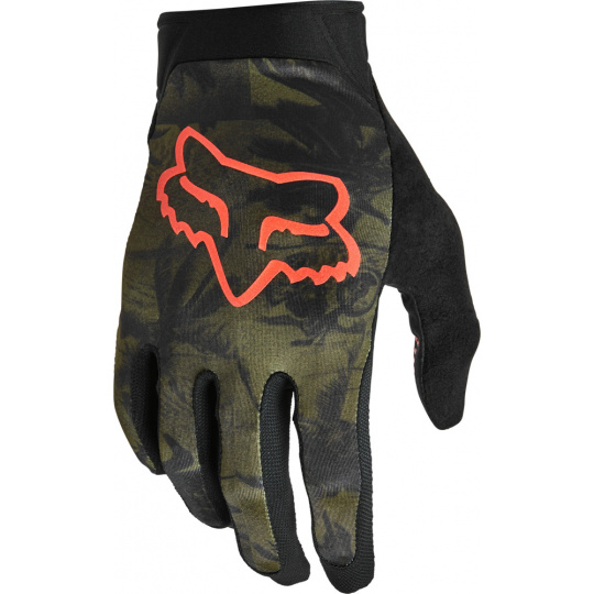 Pánské rukavice Fox Flexair Ascent Glove Olive Green 