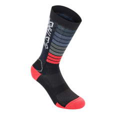 Alpinestars Drop 22 ponožky - Black/Bright Red