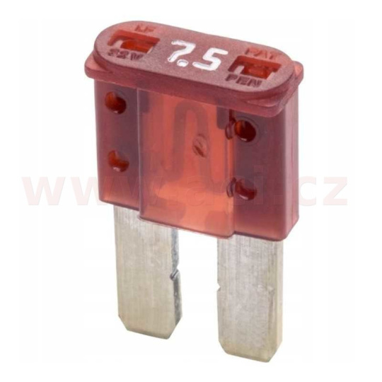 pojistka plochá MIKRO II 7.5A (sada 10ks)