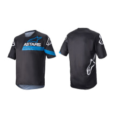 Alpinestars Racer V3 S/S dres - Black/Bright Blue Alpinestars Racer V3 S/S dres - Black/Bright Blue