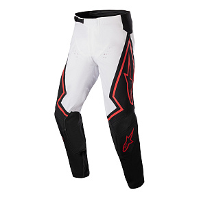 kalhoty TECHSTAR limitovaná edice ACUMEN, ALPINESTARS (bílá/černá/červená) kalhoty TECHSTAR limitovaná edice ACUMEN, ALPINESTARS (bílá/černá/červená)