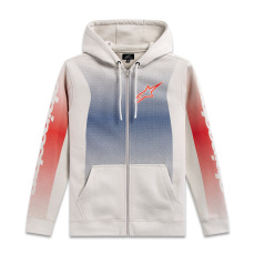 mikina ARISING HOODIE, ALPINESTARS (bílá offwhite/modrá/červená) mikina ARISING HOODIE, ALPINESTARS (bílá offwhite/modrá/červená)
