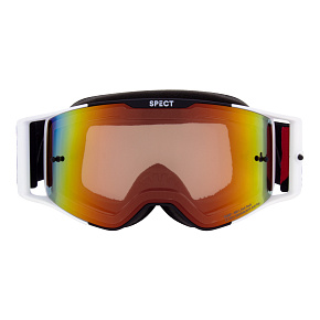 Red Bull Spect motokrosové brýle TORP černo-bílé s červeným sklem Red Bull Spect motokrosové brýle TORP černo-bílé s červeným sklem