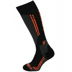 lyžařské ponožky TECNICA Competition ski socks, black/anthracite/orange lyžařské ponožky TECNICA Competition ski socks, black/anthracite/orange
