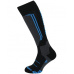 lyžařské ponožky BLIZZARD Allround wool ski socks, black/anthracite/blue