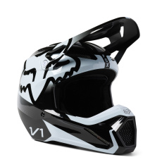 Dětská MX přilba Fox Yth V1 Leed Helmet Dot/Ece Black/White Dětská MX přilba Fox Yth V1 Leed Helmet Dot/Ece Black/White