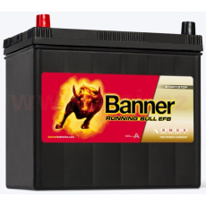 55Ah baterie, 460A, levá BANNER Running Bull EFB 238x129x203(225) (pro vozidla Mazda, Mitsubishi, Nissan, Subaru, Toyota) 55Ah baterie, 460A, levá BANNER Running Bull EFB 238x129x203(225) (pro vozidla Mazda, Mitsubishi, Nissan, Subaru, Toyota)