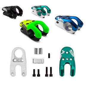 NS Bikes Magneto 31,8 Teal - zeleno/bílý představec