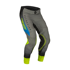 kalhoty LITE, FLY RACING - USA 2023 (šedá/modrá/hi-vis) kalhoty LITE, FLY RACING - USA 2023 (šedá/modrá/hi-vis)