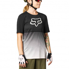 Dámský dres Fox W Flexair Ss Jersey Black/Pink Dámský dres Fox W Flexair Ss Jersey Black/Pink