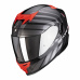 Moto přilba SCORPION EXO-520 AIR SHADE perleťově černo/červená