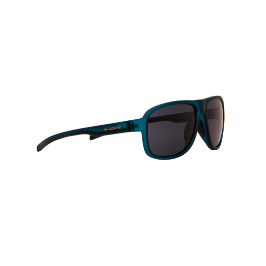 sluneční brýle BLIZZARD sun glasses PCSF705140, rubber trans. dark blue , 65-16-135