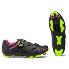 Dámské tretry Northwave Razer Wmn Black/Fuch./Yel.Flu Dámské tretry Northwave Razer Wmn Black/Fuch./Yel.Flu
