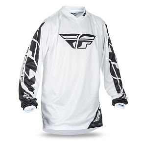 dres UNIVERSAL, FLY RACING - USA (bílá/černá) dres UNIVERSAL, FLY RACING - USA (bílá/černá)