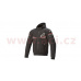 bunda SEKTOR 2 TECH HOODIE, ALPINESTARS (černá/světlá červená) 2025