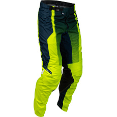kalhoty KINETIC FADE, FLY RACING - USA (hi-vis/modrá/bílá)