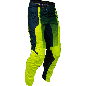 kalhoty KINETIC FADE, FLY RACING - USA (hi-vis/modrá/bílá)