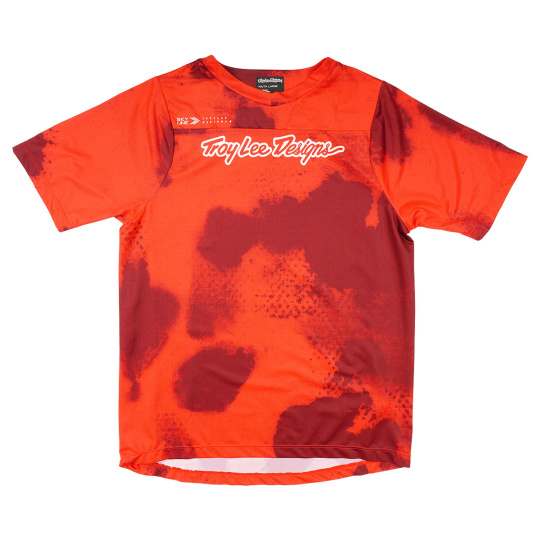 TLD DĚTSKÝ DRES S KRÁTKÝM RUKÁVEM SKYLINE FLARED FIERY RED (36403000)