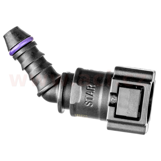 rychlospojka na močovinu SAE 45° 5/16"-1/4" (1 ks) NORMA NQS - výroba Německo