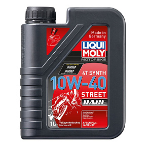 LIQUI MOLY Motorbike 4T 10W40 Street race, plně syntetický motorový olej 1 l LIQUI MOLY Motorbike 4T 10W40 Street race, plně syntetický motorový olej 1 l
