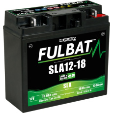 baterie 12V, SLA12-18, 18Ah, 150A, bezúdržbová MF AGM 182x77x168, FULBAT (aktivovaná ve výrobě) baterie 12V, SLA12-18, 18Ah, 150A, bezúdržbová MF AGM 182x77x168, FULBAT (aktivovaná ve výrobě)