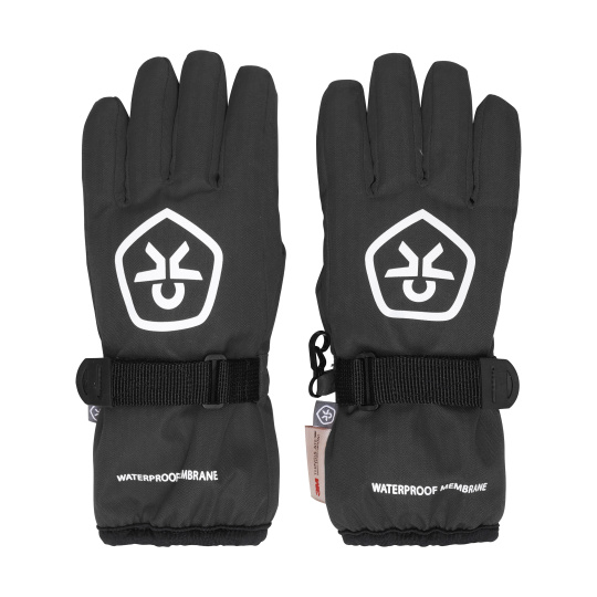 COLOR KIDS Gloves - Waterproof-5458.140-Black, 24/25