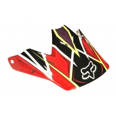 Náhradní kšilt Fox V3 Race Hlmt Visor Red/Black Náhradní kšilt Fox V3 Race Hlmt Visor Red/Black