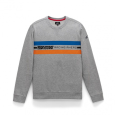 mikina HIGHWAY CREW FLEECE, ALPINESTARS (šedá/oranžová/modrá/černá) mikina HIGHWAY CREW FLEECE, ALPINESTARS (šedá/oranžová/modrá/černá)