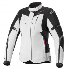 bunda STELLA RX-5 DRYSTAR, ALPINESTARS, dámské (šedá/černá/růžová) 2023 bunda STELLA RX-5 DRYSTAR, ALPINESTARS, dámské (šedá/černá/růžová) 2023